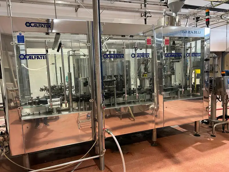 Photo #1 of Alfatek Used Complete Isobaric Bottling Line 2008