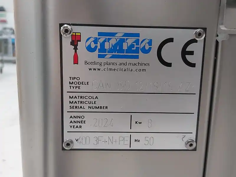 Photo #7 of Used Isobaric Filling Monoblock CIMEC for cans with Seamer 3000 cph