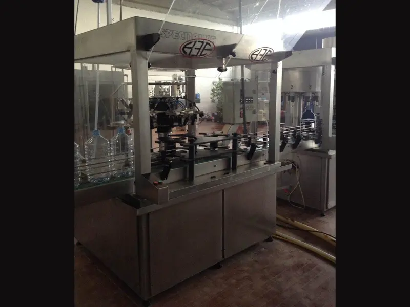 Photo #11 of Used filling line for water for PET containers 5L 800bph