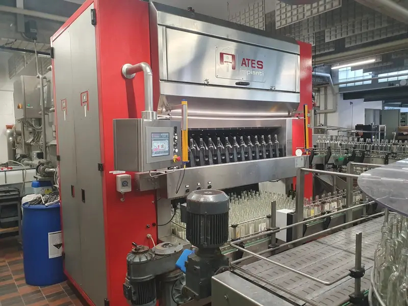 Photo #1 of Used Automatic Bottle Washer ATES Giorgia 8000 bph